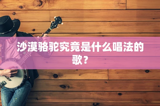 沙漠骆驼究竟是什么唱法的歌？