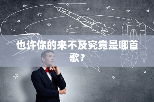 也许你的来不及究竟是哪首歌？