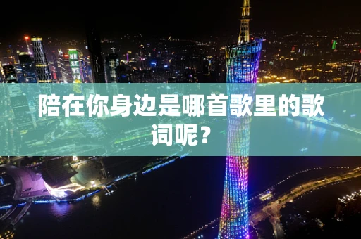 陪在你身边是哪首歌里的歌词呢？