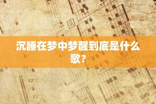 沉睡在梦中梦醒到底是什么歌？