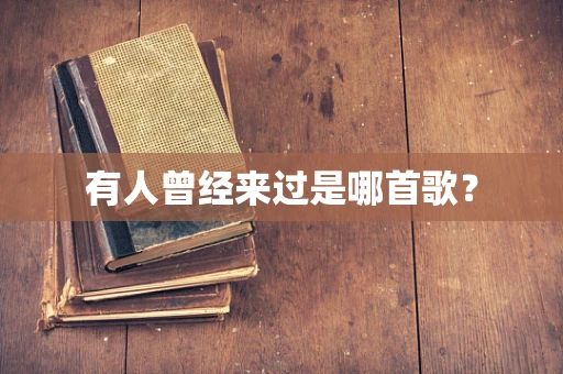 有人曾经来过是哪首歌？