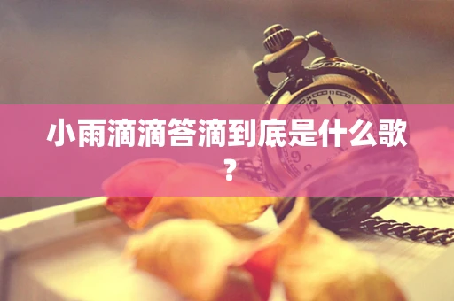 小雨滴滴答滴到底是什么歌？