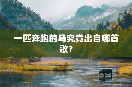一匹奔跑的马究竟出自哪首歌？