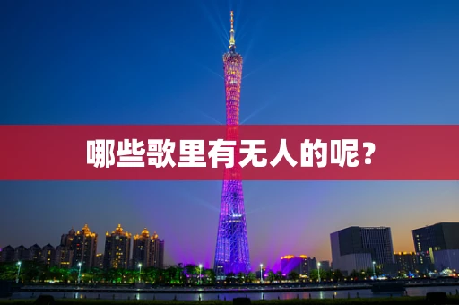 哪些歌里有无人的呢？
