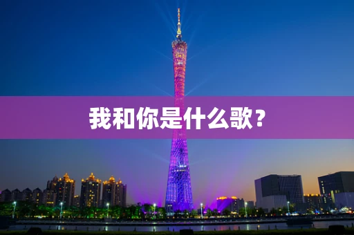 我和你是什么歌？