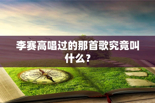 李赛高唱过的那首歌究竟叫什么？