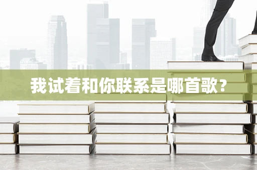 我试着和你联系是哪首歌？