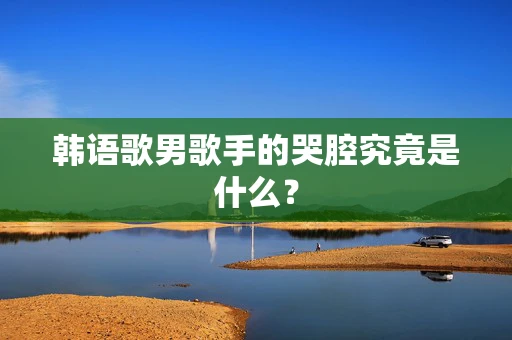 韩语歌男歌手的哭腔究竟是什么？