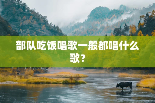 部队吃饭唱歌一般都唱什么歌？