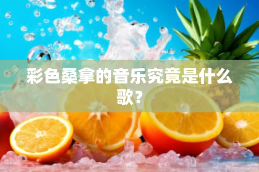 彩色桑拿的音乐究竟是什么歌？