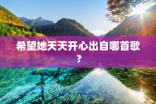 希望她天天开心出自哪首歌？