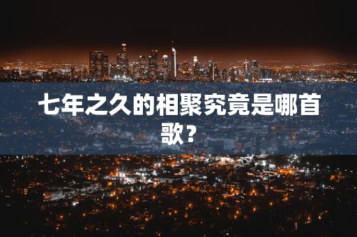 七年之久的相聚究竟是哪首歌？