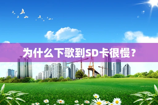 为什么下歌到SD卡很慢？