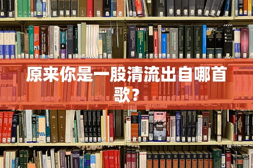 原来你是一股清流出自哪首歌？