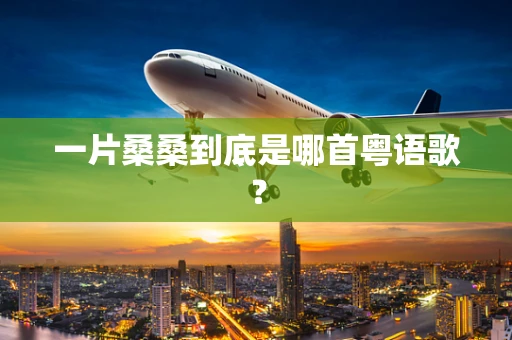 一片桑桑到底是哪首粤语歌？