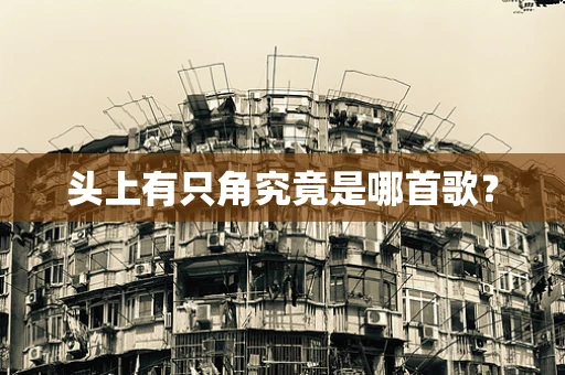 头上有只角究竟是哪首歌？