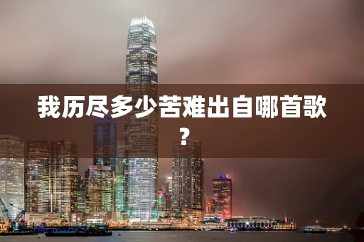 我历尽多少苦难出自哪首歌？