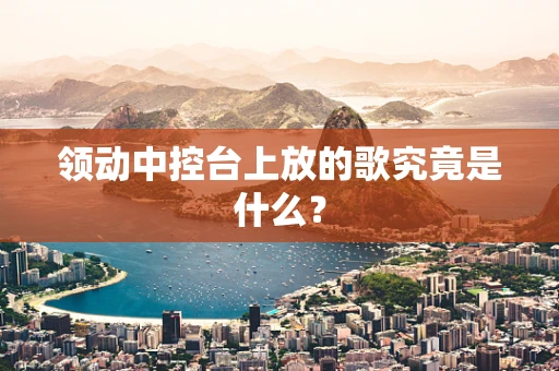 领动中控台上放的歌究竟是什么？