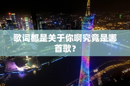 歌词都是关于你啊究竟是哪首歌？