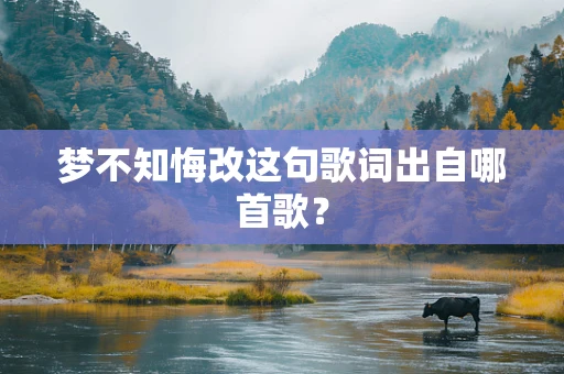 梦不知悔改这句歌词出自哪首歌？