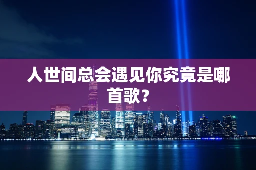 人世间总会遇见你究竟是哪首歌？