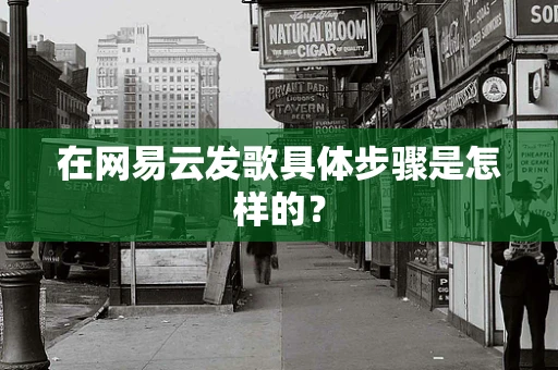 在网易云发歌具体步骤是怎样的？