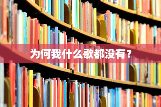为何我什么歌都没有？