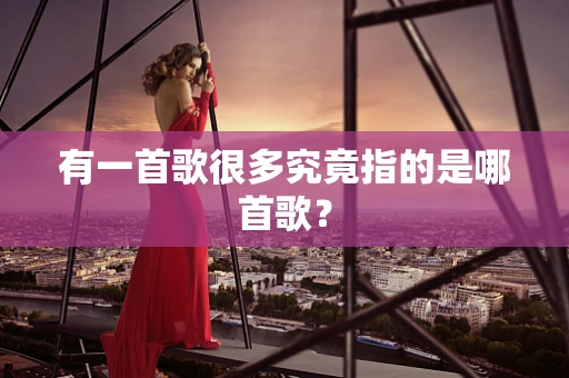 有一首歌很多究竟指的是哪首歌？