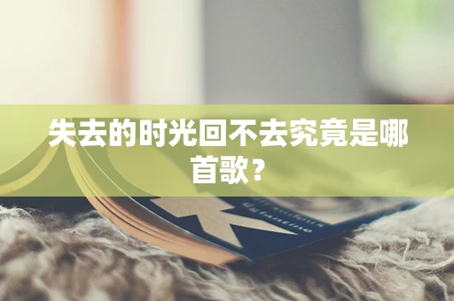 失去的时光回不去究竟是哪首歌？