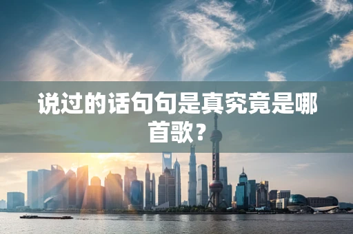 说过的话句句是真究竟是哪首歌？