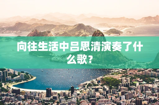 向往生活中吕思清演奏了什么歌？