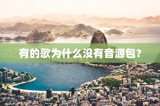 有的歌为什么没有音源包？