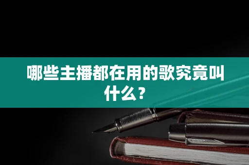 哪些主播都在用的歌究竟叫什么？