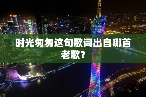 时光匆匆这句歌词出自哪首老歌？