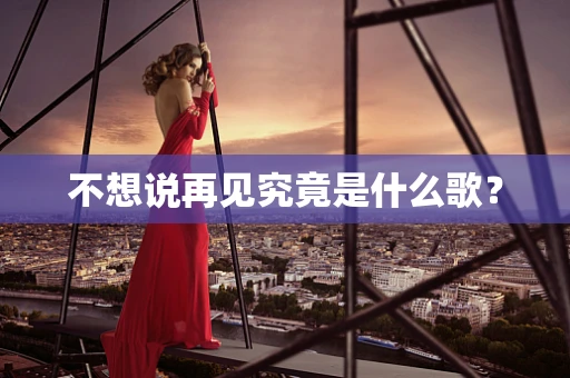 不想说再见究竟是什么歌？