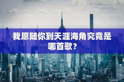 我愿随你到天涯海角究竟是哪首歌？