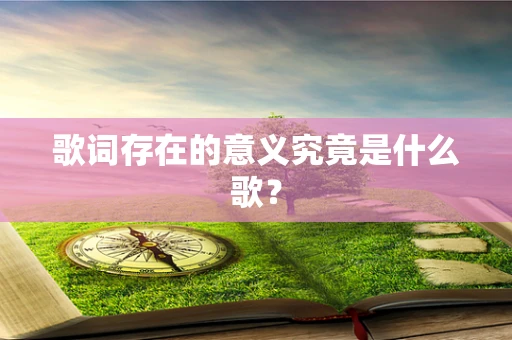 歌词存在的意义究竟是什么歌？