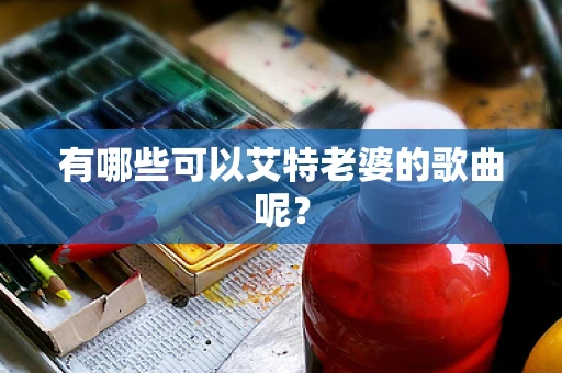 有哪些可以艾特老婆的歌曲呢？