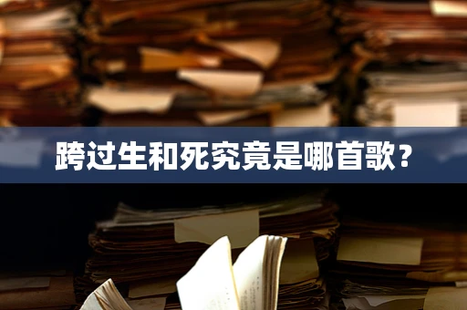 跨过生和死究竟是哪首歌？