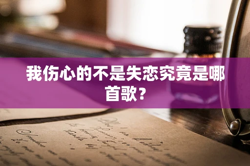 我伤心的不是失恋究竟是哪首歌？