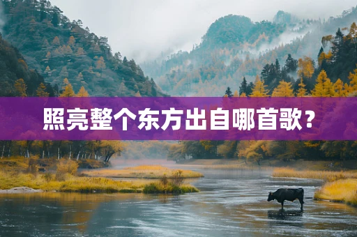 照亮整个东方出自哪首歌？