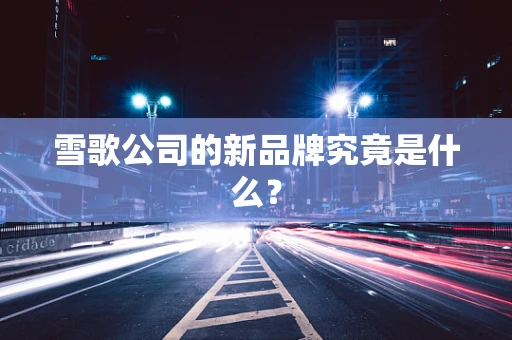 雪歌公司的新品牌究竟是什么？