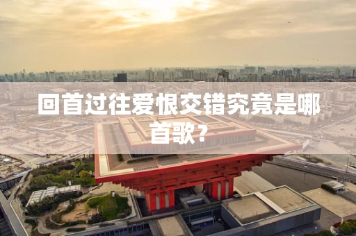 回首过往爱恨交错究竟是哪首歌？