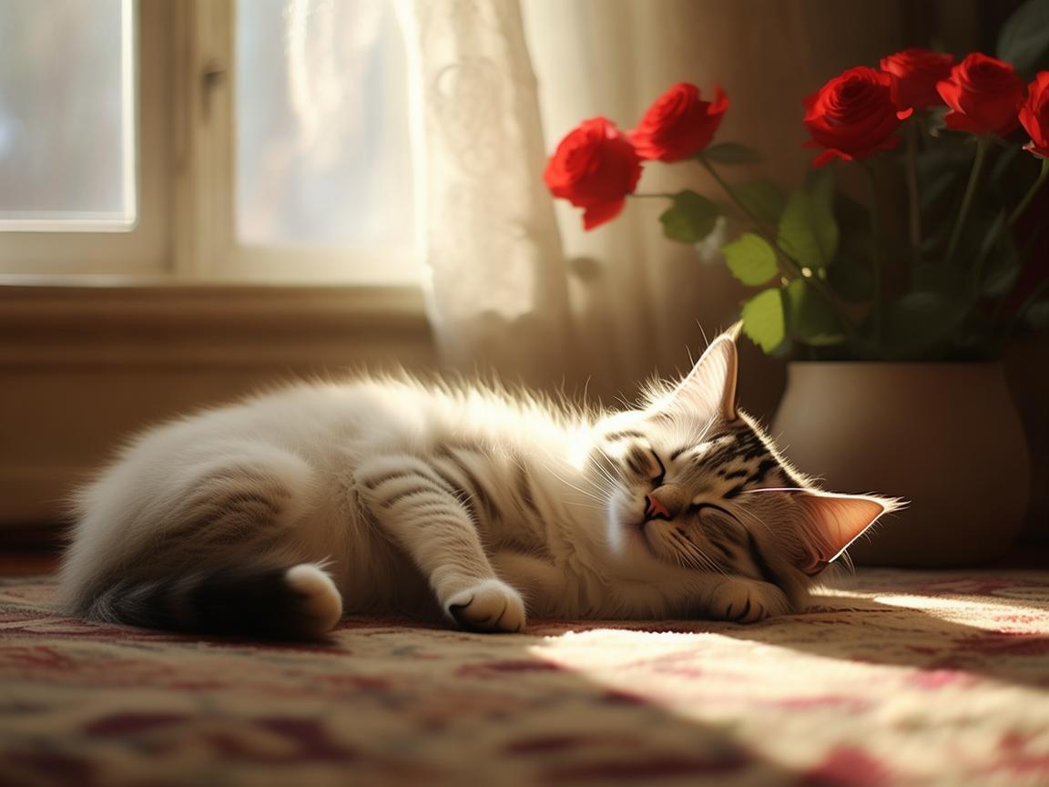 小猫为何躺着歌？